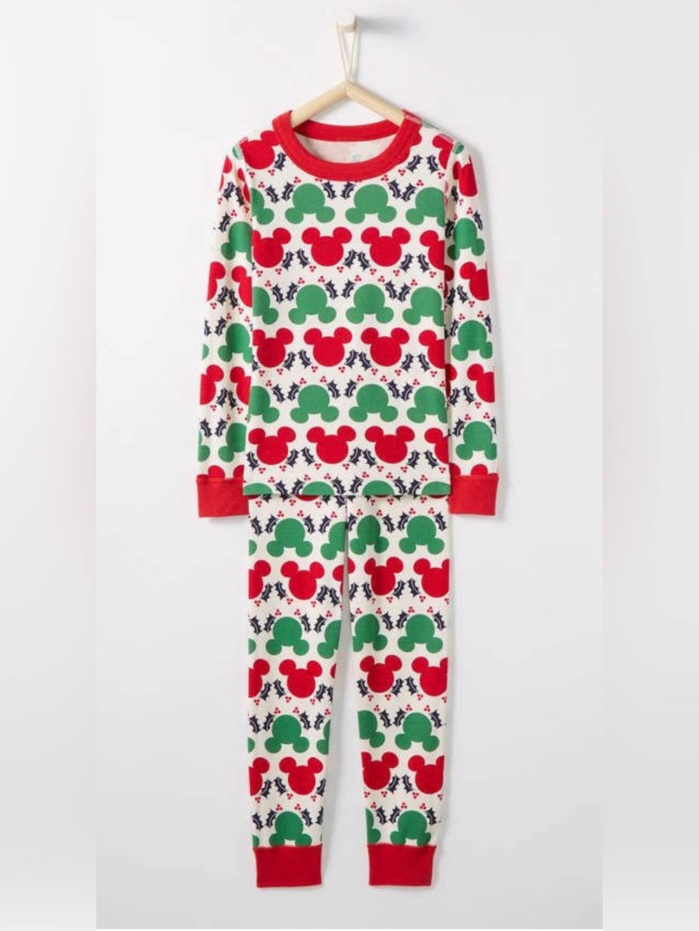 Hanna Andersson x Disney Christmas Mickey Long John Pajamas - 8